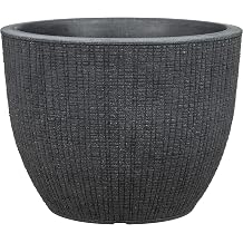 Scheurich Planter, Stony Black, 36.09
