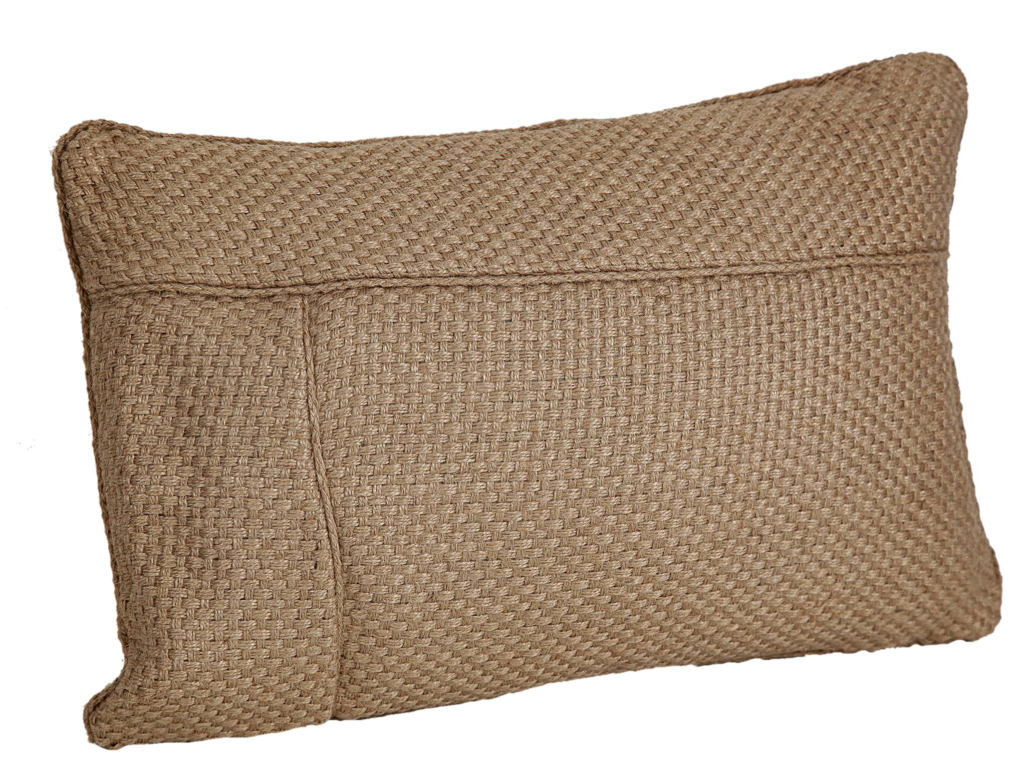 Coussin marron polyester idéal pour sublimer un fauteuil en rotin