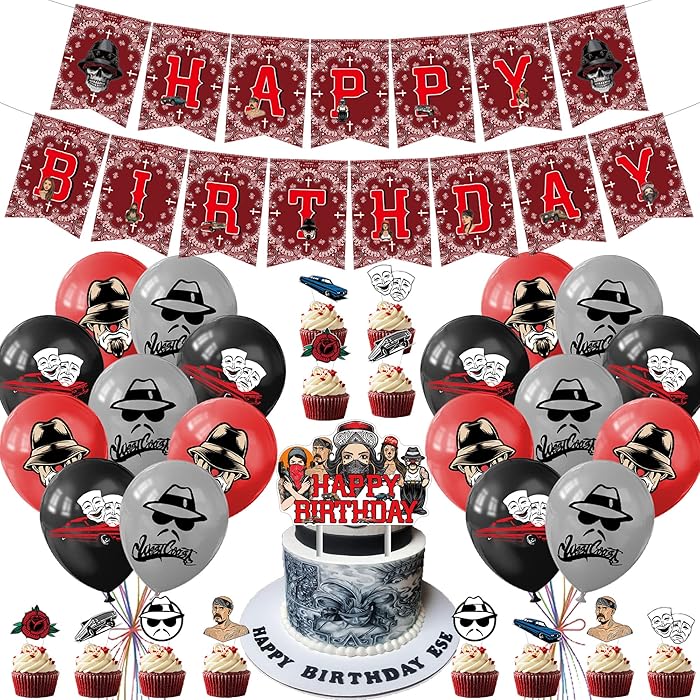 Buy Cholo Lowrider Birthday Party Decorations, Old School West Coast