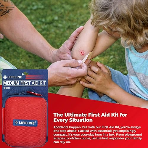 Miniatura 24 de Juego de suministros de primeros auxilios para 4 personas de calidad suprema, supervivencia de 72 horas de preparación para emergencias