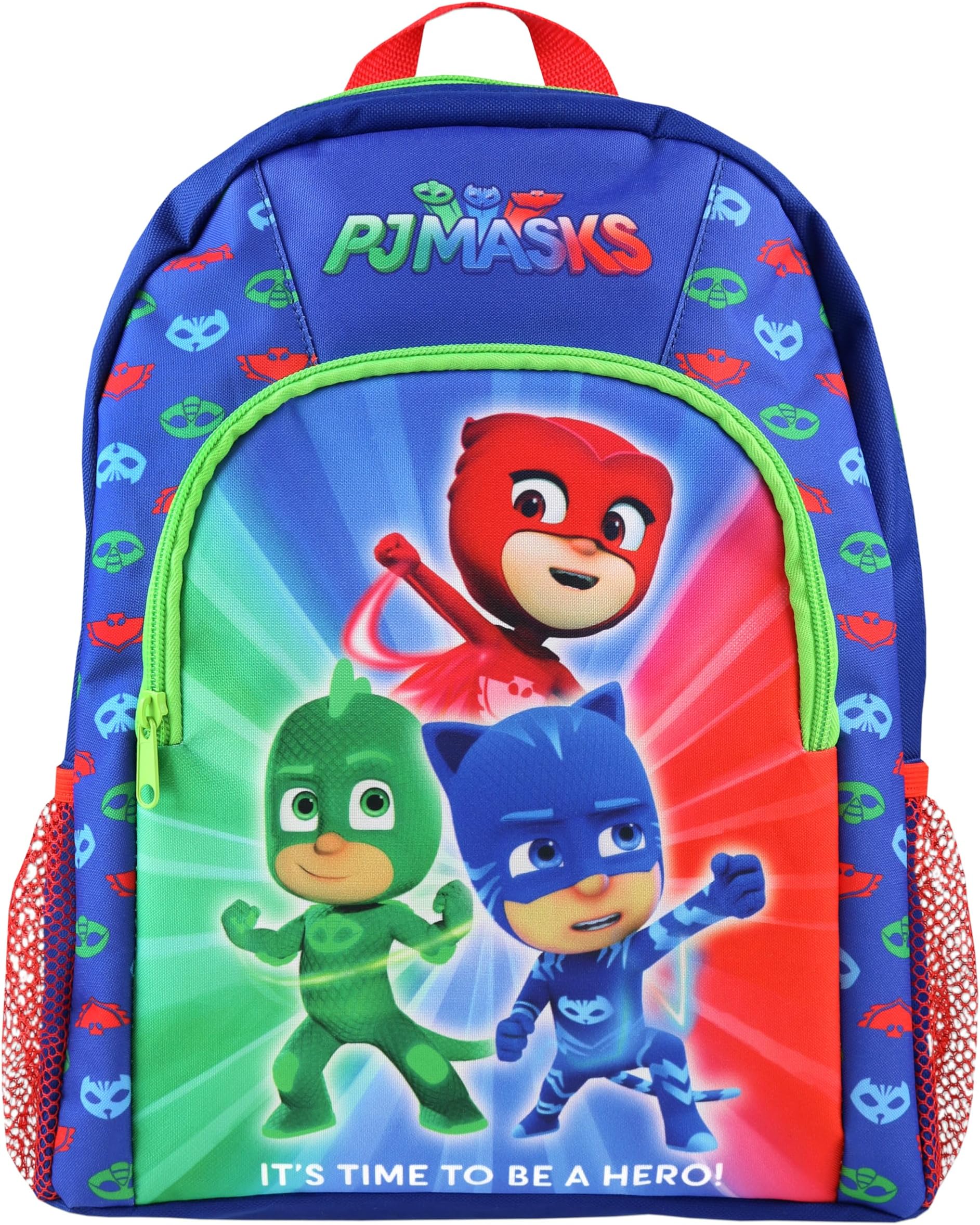 Leaper 3-In-1 Cute Thickened Canvas School Backpack Shoulder Bag Pencil Case Blue