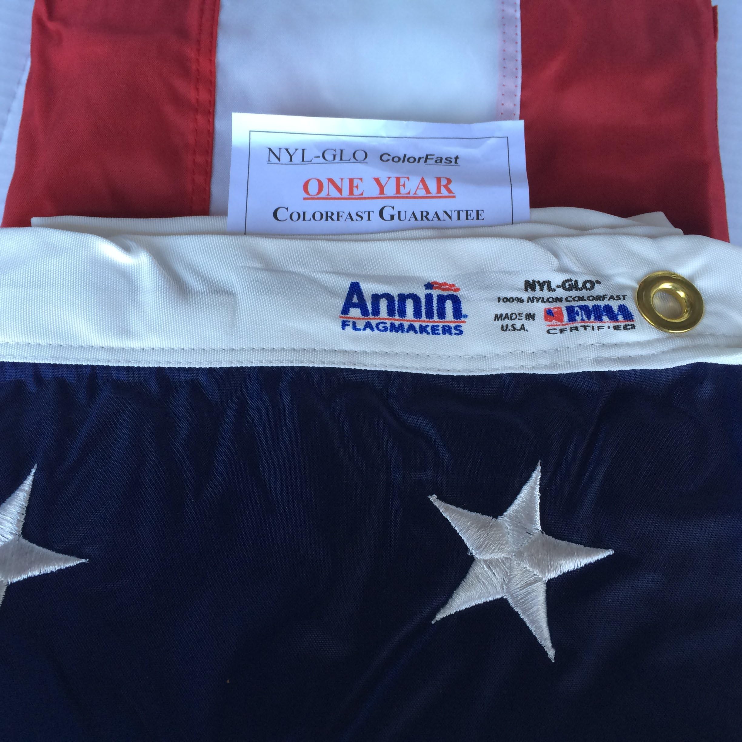 Annin Flagmakers Tough-Tex Texas State Flag USA-Made To