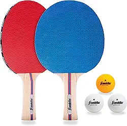 Franklin Sports Conjunto de raquete de tênis de mesa com bolas