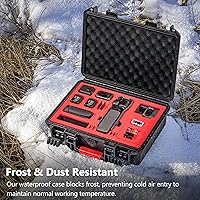 Vista 7 de STARTRC PHOTO Estuche rígido para Xtra muse/Osmo Pocket 3, funda de transporte impermeable para DJI Osmo Pocket 3 Creator Combo Accesorios