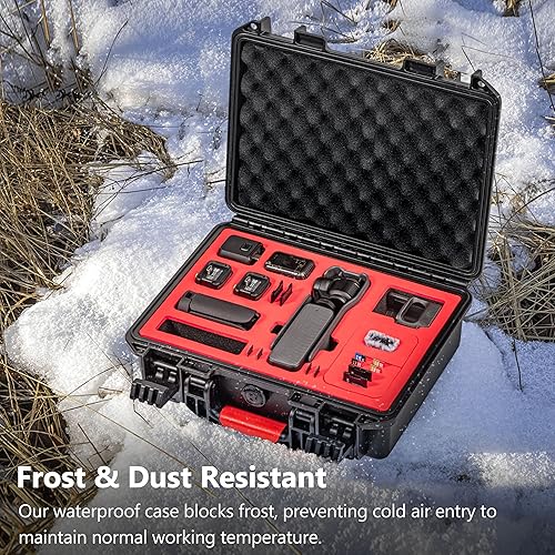 Miniatura 7 de STARTRC PHOTO Estuche rígido para Dji Osmo Pocket 3, funda de transporte impermeable para DJI Osmo Pocket 3 Creator Combo Accesorios, expansión de
