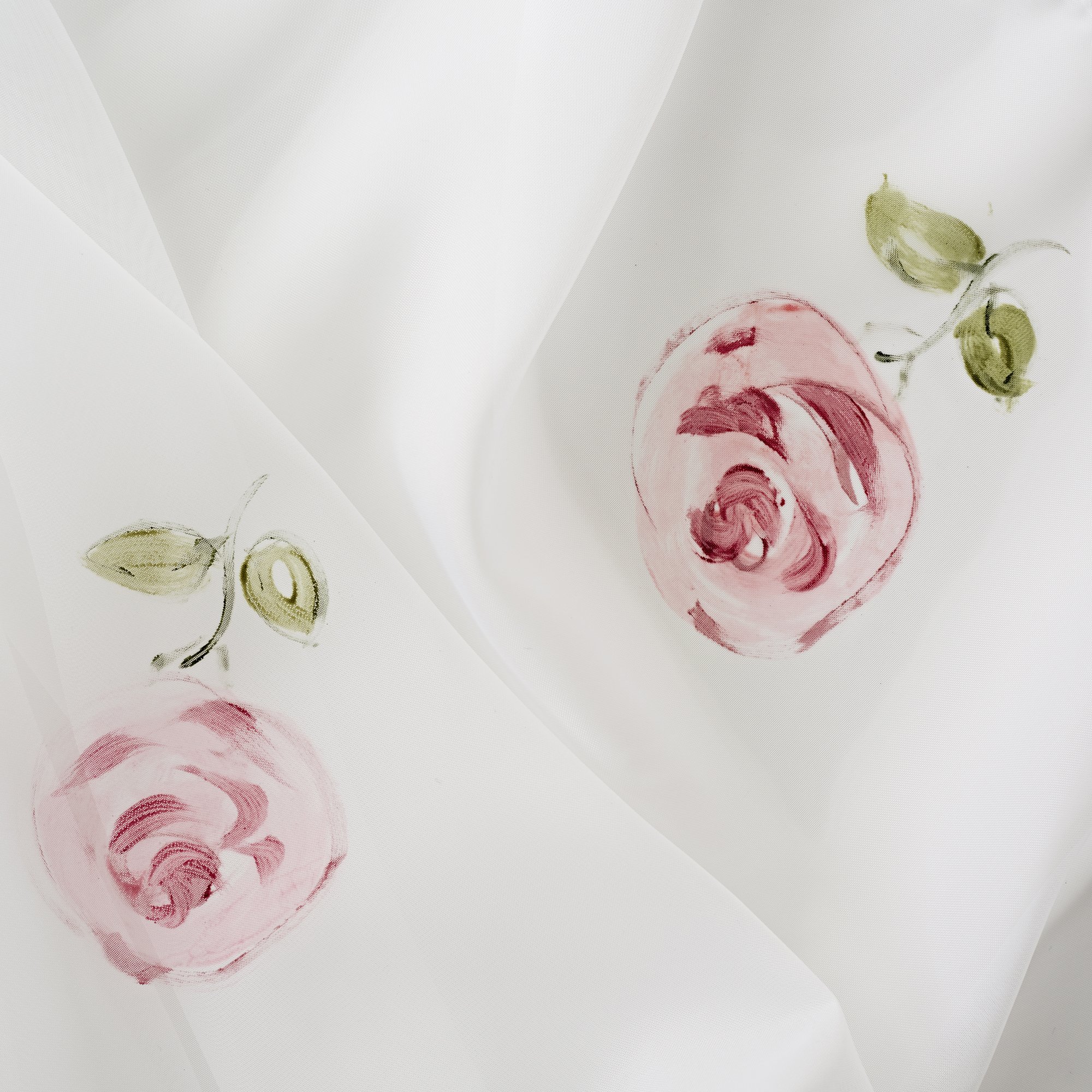 Food Cover Large Table Size Voile Hand Painted Roses Machine Washable Colourfast 150x150cm