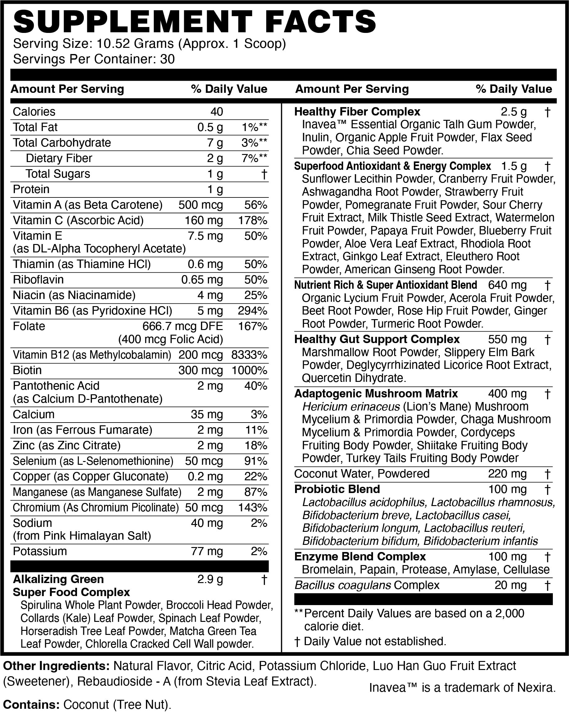 TERRA ORIGIN Super Greens Powder | Greens Superfood Powder with Probiotics, Enzymes & Spirulina | Vegan, Non-GMO, Gluten Free | Gut Health, Immunity & Bloating Relief | 30 Servings Kiwi Strawberry — Amazon image 2
