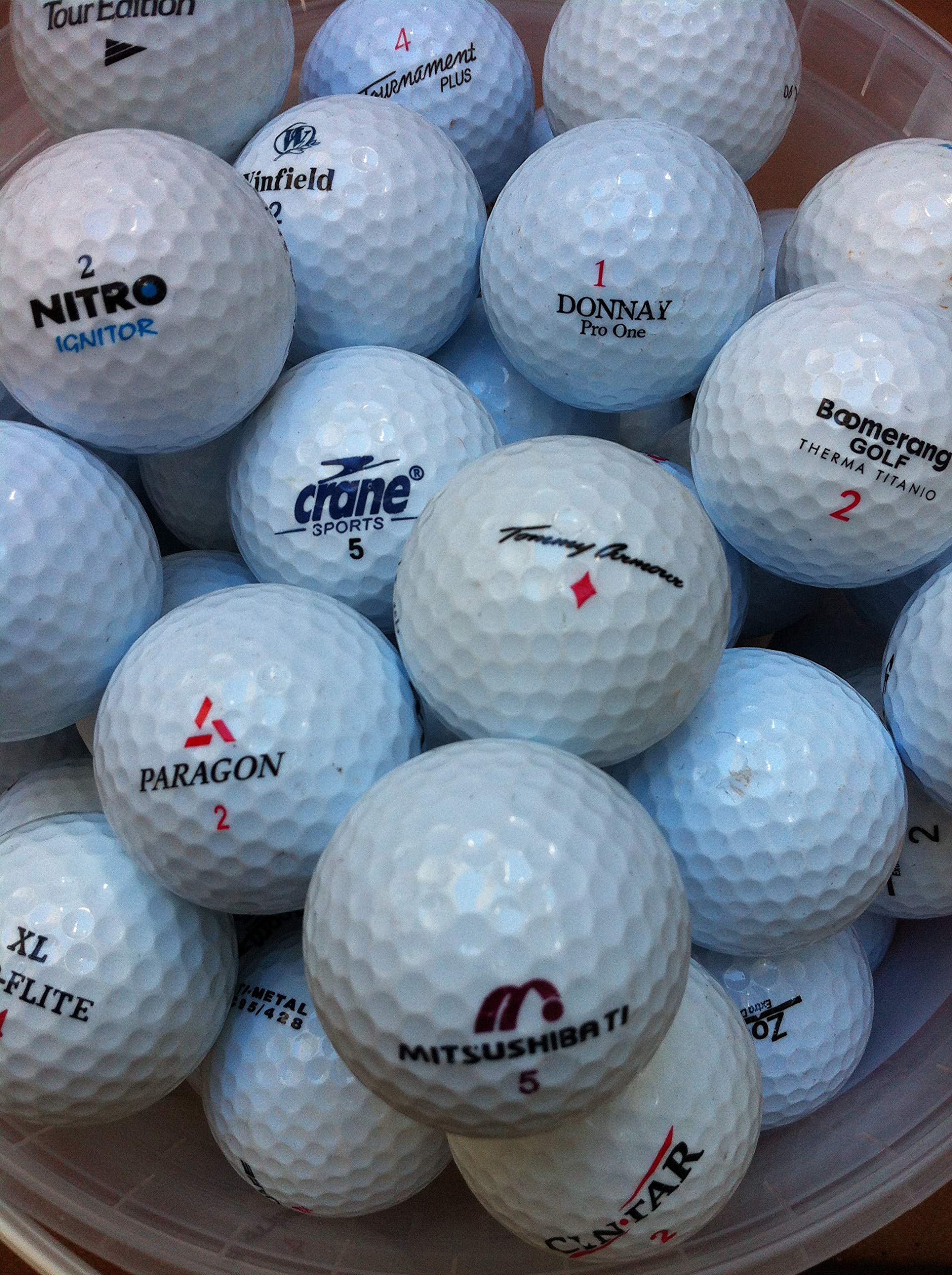 Pelotas de Golf Recuperadas Calidad AAAA/AAA 100 Mix