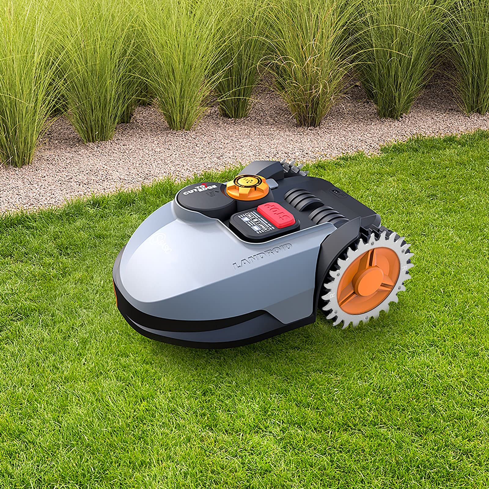 alasemo Spikes voor Robotmaaier – 2 Stuks, Compatibel met Worx Landroid S & M, Grasmaaier Robot Accessoires, Roestvrijstaal 12x Roestvrijstalen Schroeven, Tractieverbetering, Wielmaat 205 mm