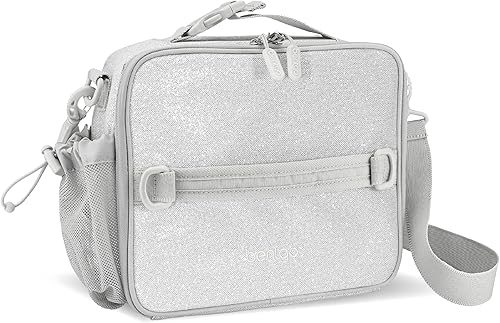 Vista 49 de Bentgo Deluxe - Bolsa de almuerzo aislada, doblemente aislada, duradera y resistente al agua, con bolsillos interiores y exteriores con cremallera