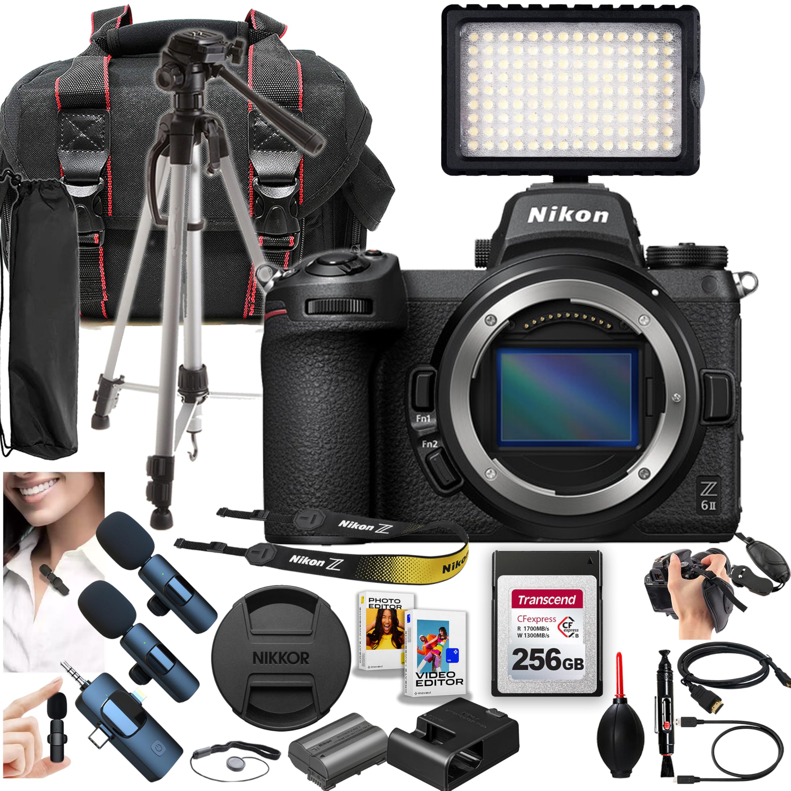 Amazon.com : Nikon Z6II Mirrorless Digital Camera 24.5MP -Body +