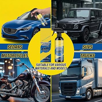 2Pcs Nano Quick Coat Restore, Quick Effect Coating Agent for Cars, 2026 New Advanced Nano Spray for Cars, Car Coating Spray Long-Lasting Protection, Quick Restore & Mirror Shine