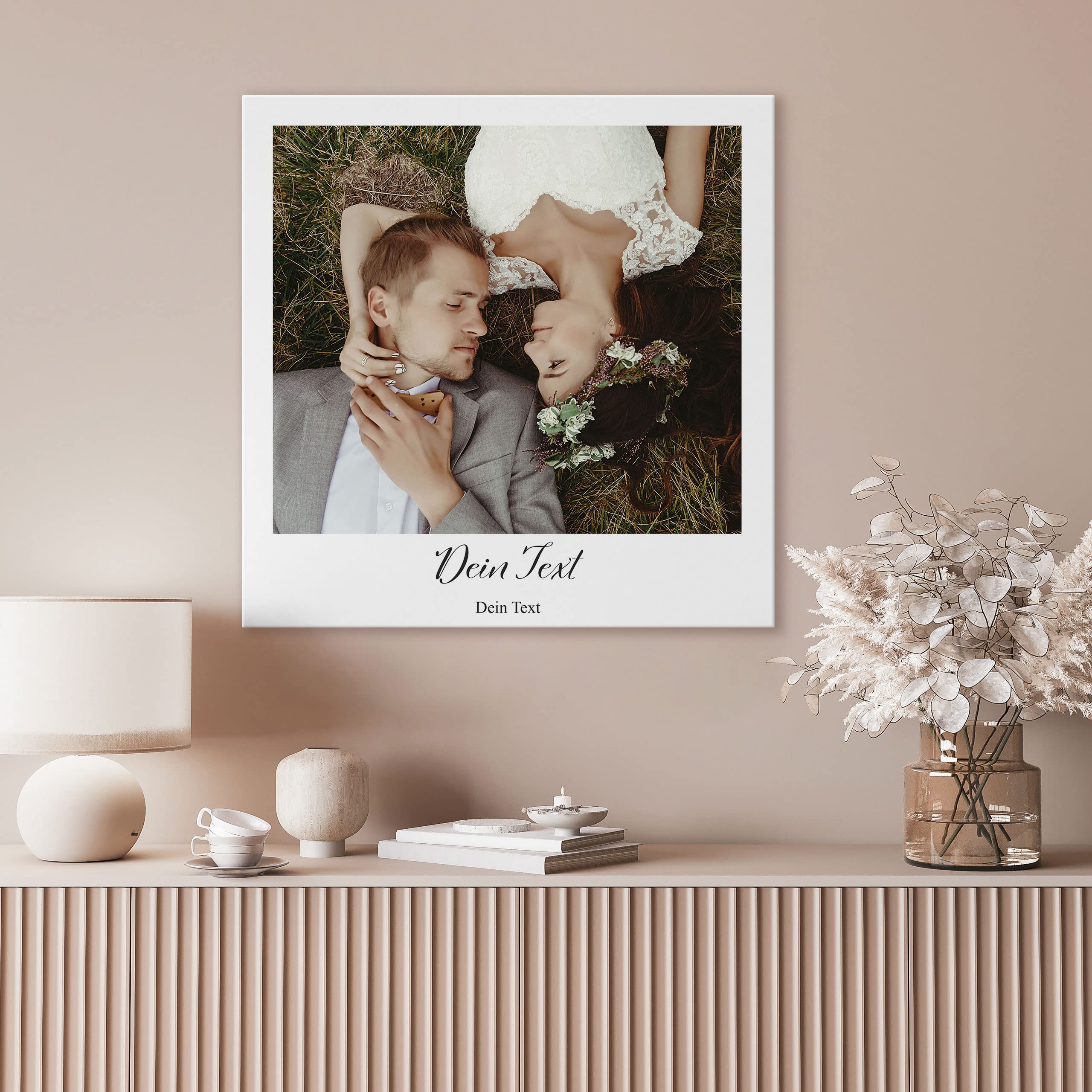 Muralo Personalisierte Leinwand mit eigenem Bild, Wandbild - 80x90 cm | Foto-Leinwandbild, hochauflösender Druck, lebendige Farben - ideal für Wohnzimmer und Schlafzimmer, Ein Geschenk fürs Leben