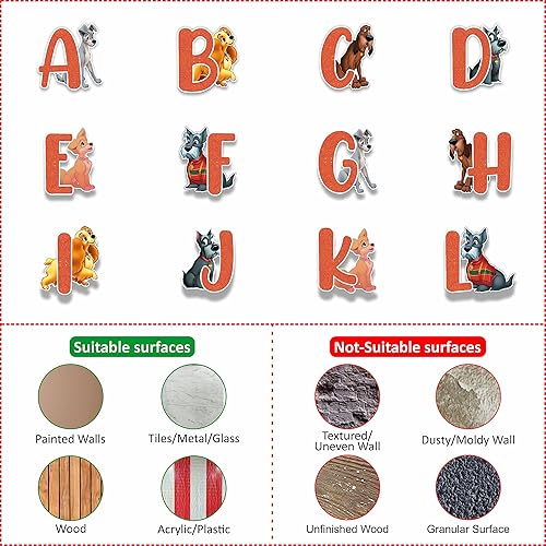 Miniatura 6 de Seyal Etiqueta engomada de pared del alfabeto Trmp de la dama y