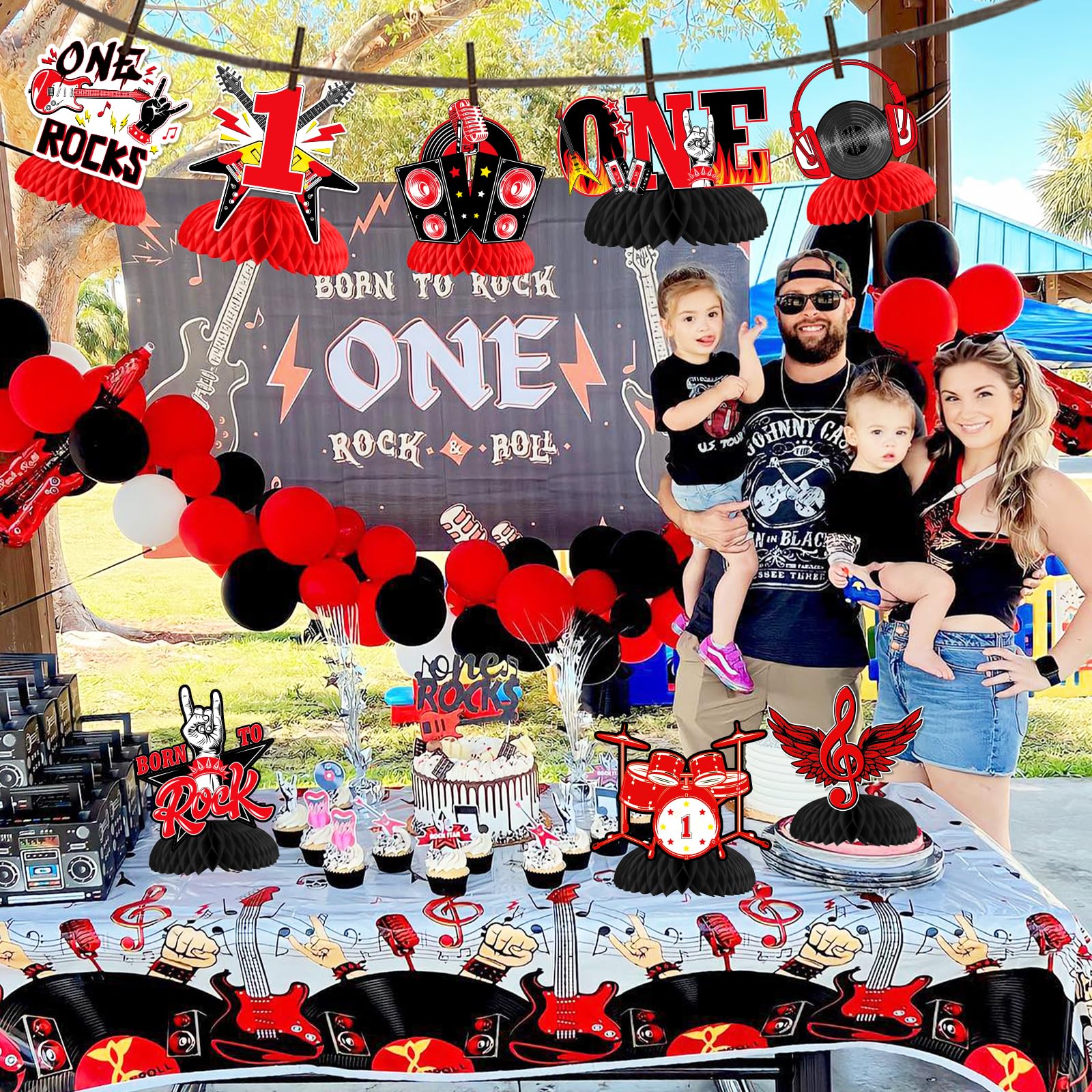 【R&B】Center Piece / Kinda Right Amazon.com: 8 Pieces One Rocks 1st Birthday Honeycomb