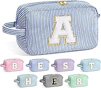 Vista 84 de YOOLIFE Estuche de Maquillaje con Inicial - Regalos de Cumpleaños para Mujeres, Niñas, Mamá, Hija, Amigas, Hermana, Profesora, Regalos de Propuesta