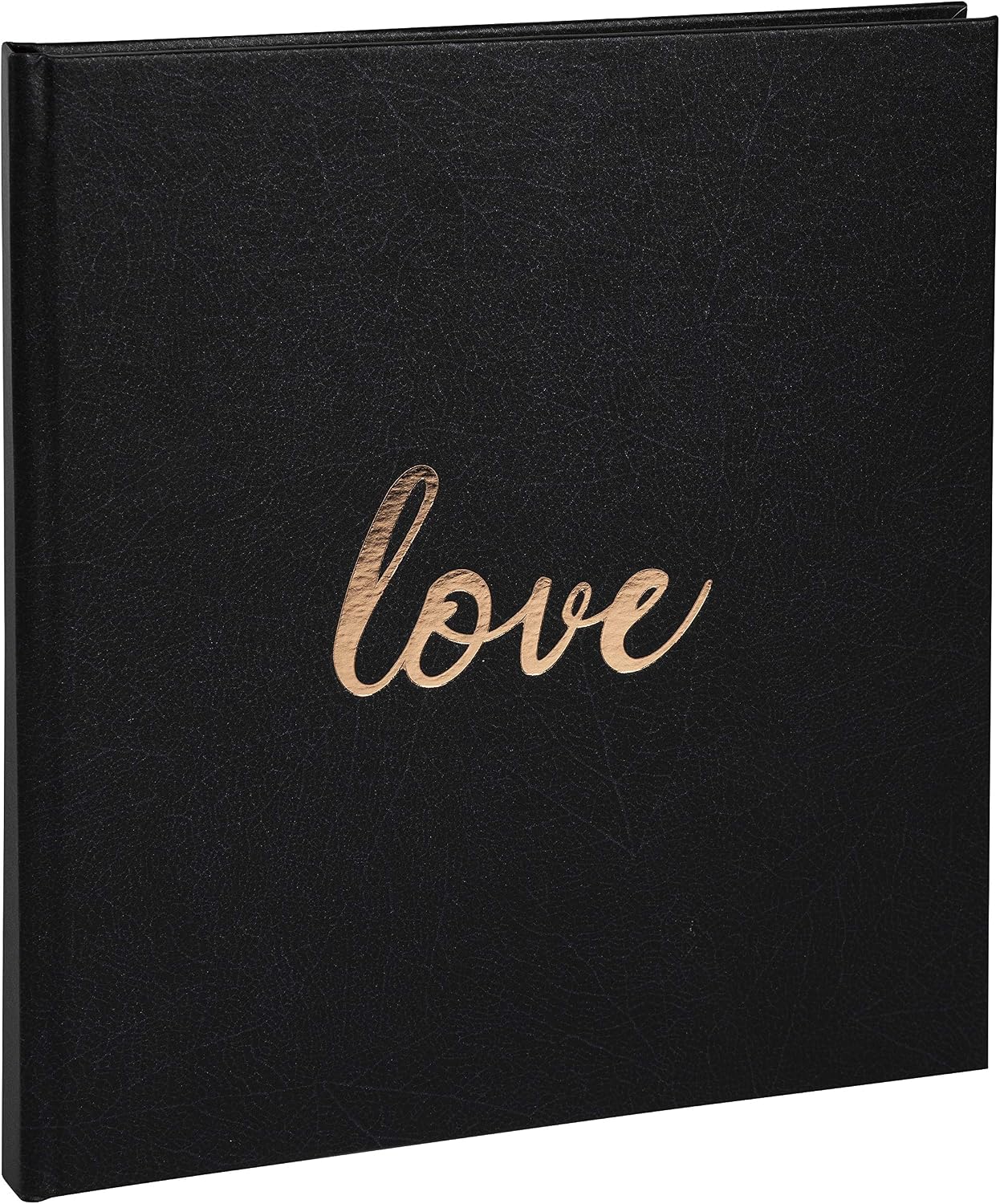 Exacompta, Ref. 506E, 1 Love guest book, Square format 21 x 19 cm, Gold edge with title Love in gold letters - Image 3