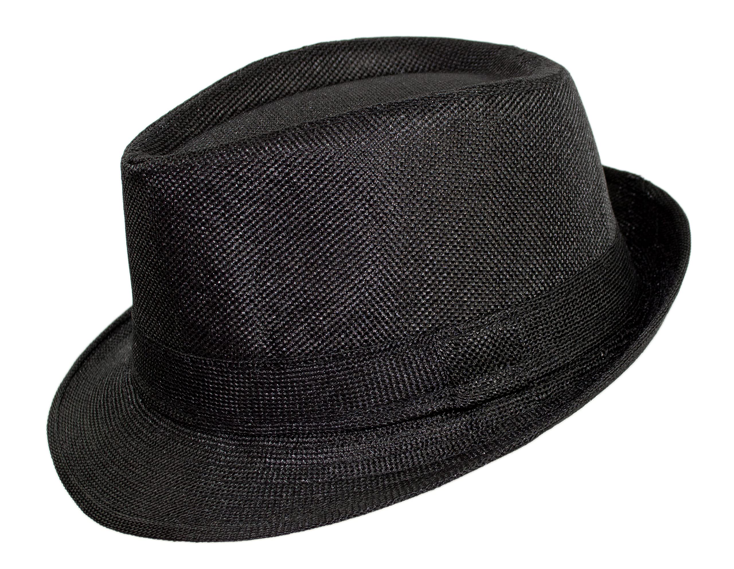 Solid Color Classic Short Brim Fedora Trilby Fashion Hat for Women