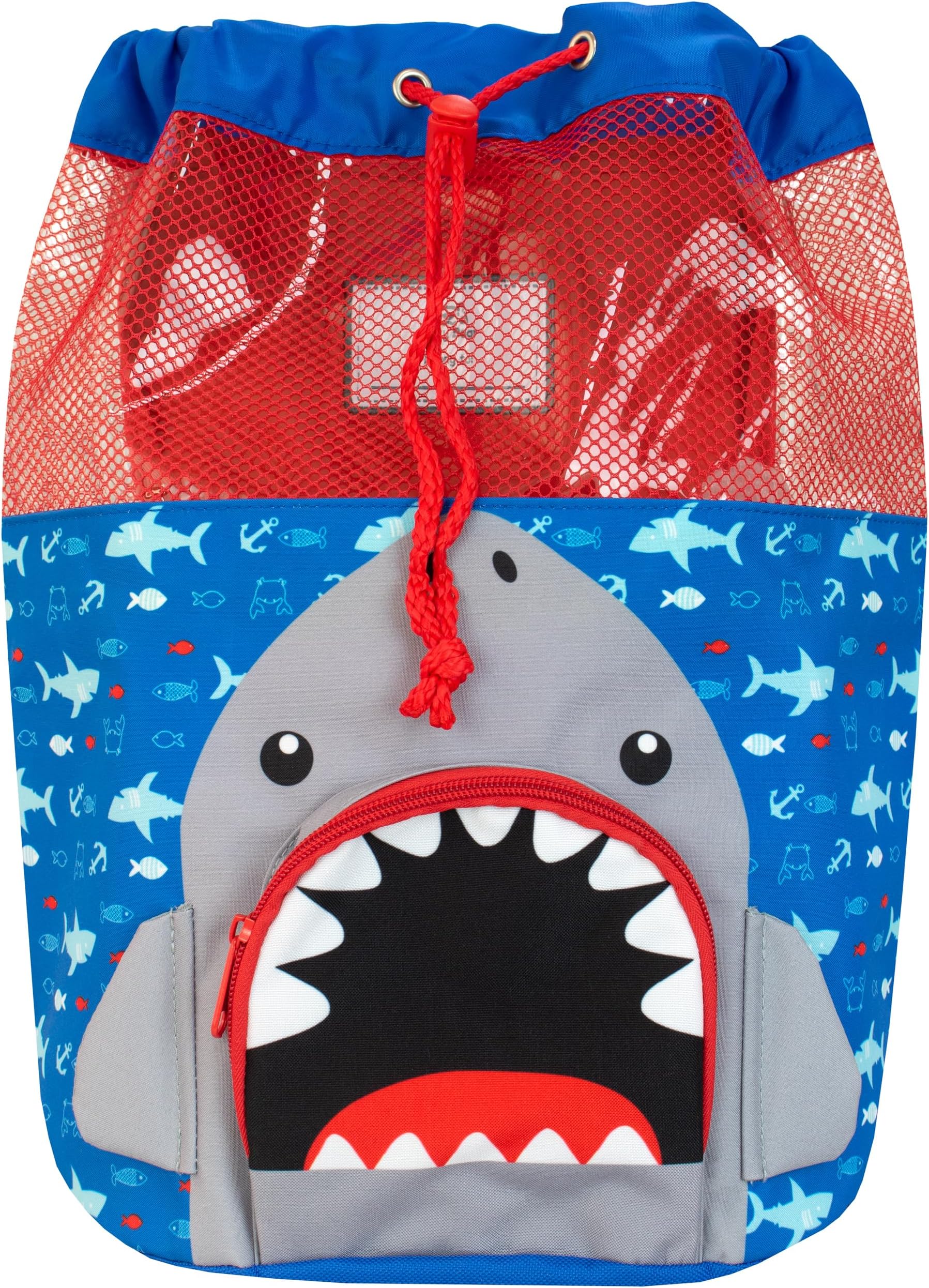 Kids Swim Bag Shark Blue