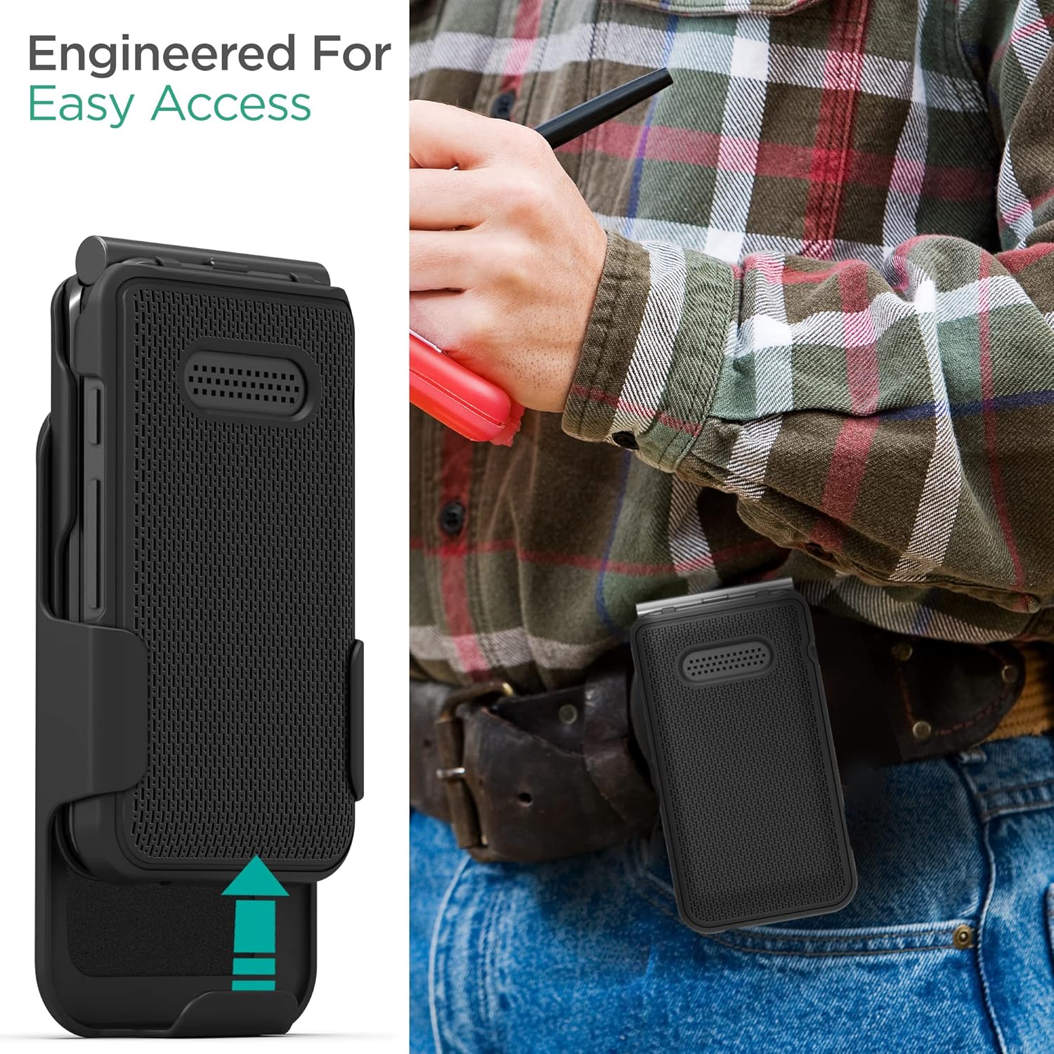 Buy Encased DuraClip for AT&T Cingular Flip IV (U102AA) / Cricket Debut