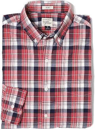 J.Crew Mens Slim Fit Secret Wash Shirt