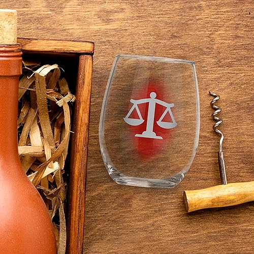 Miniatura 9 de BAD BANANAS Regalos de abogados para mujeres y hombres copa de vino sin tallo de 21 onzas regalo divertido de asistente legal para estudiantes de