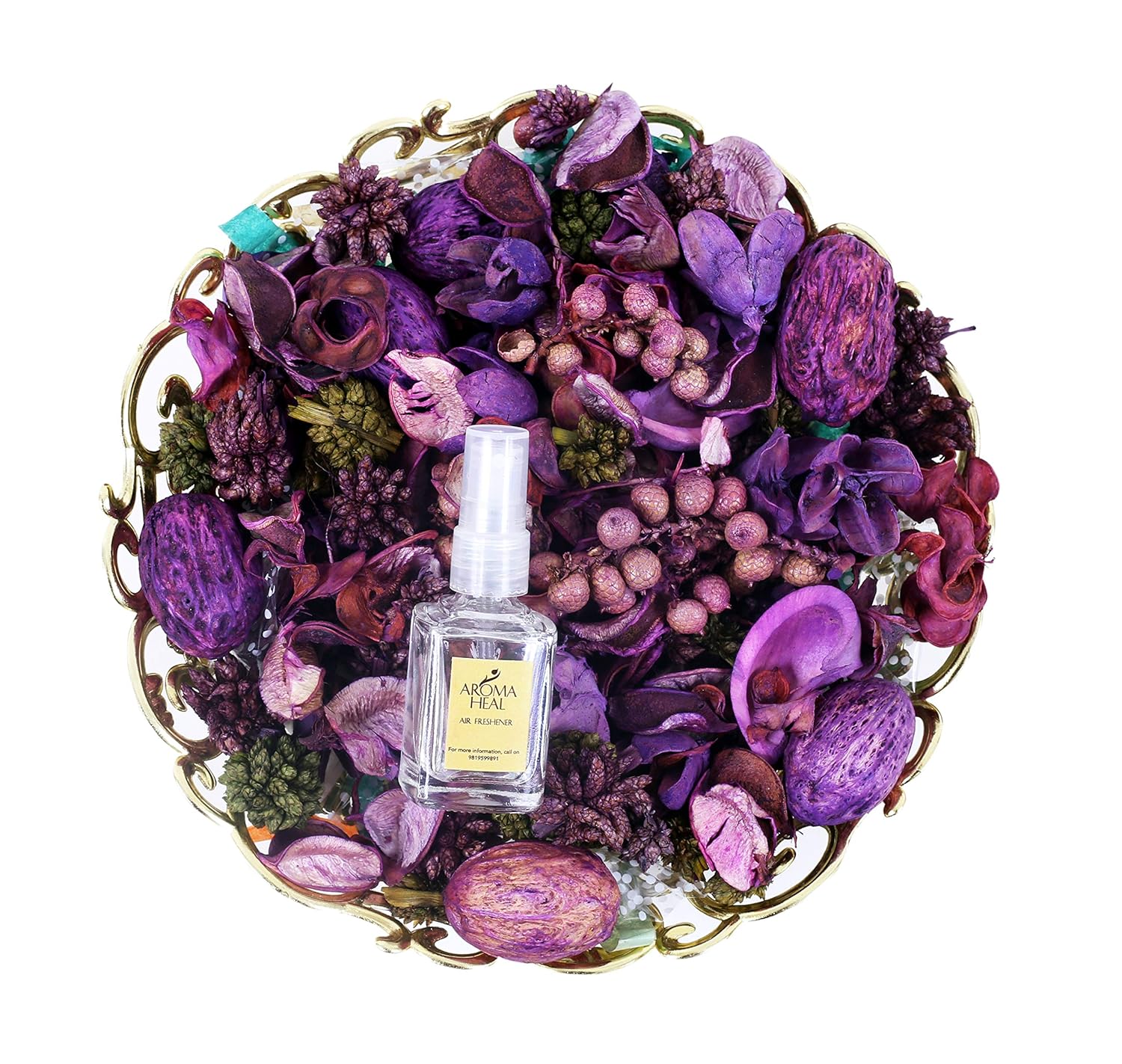 AROMA HEAL 200gm Home Fragrance Lavender Scent Potpourri Spray Toxin