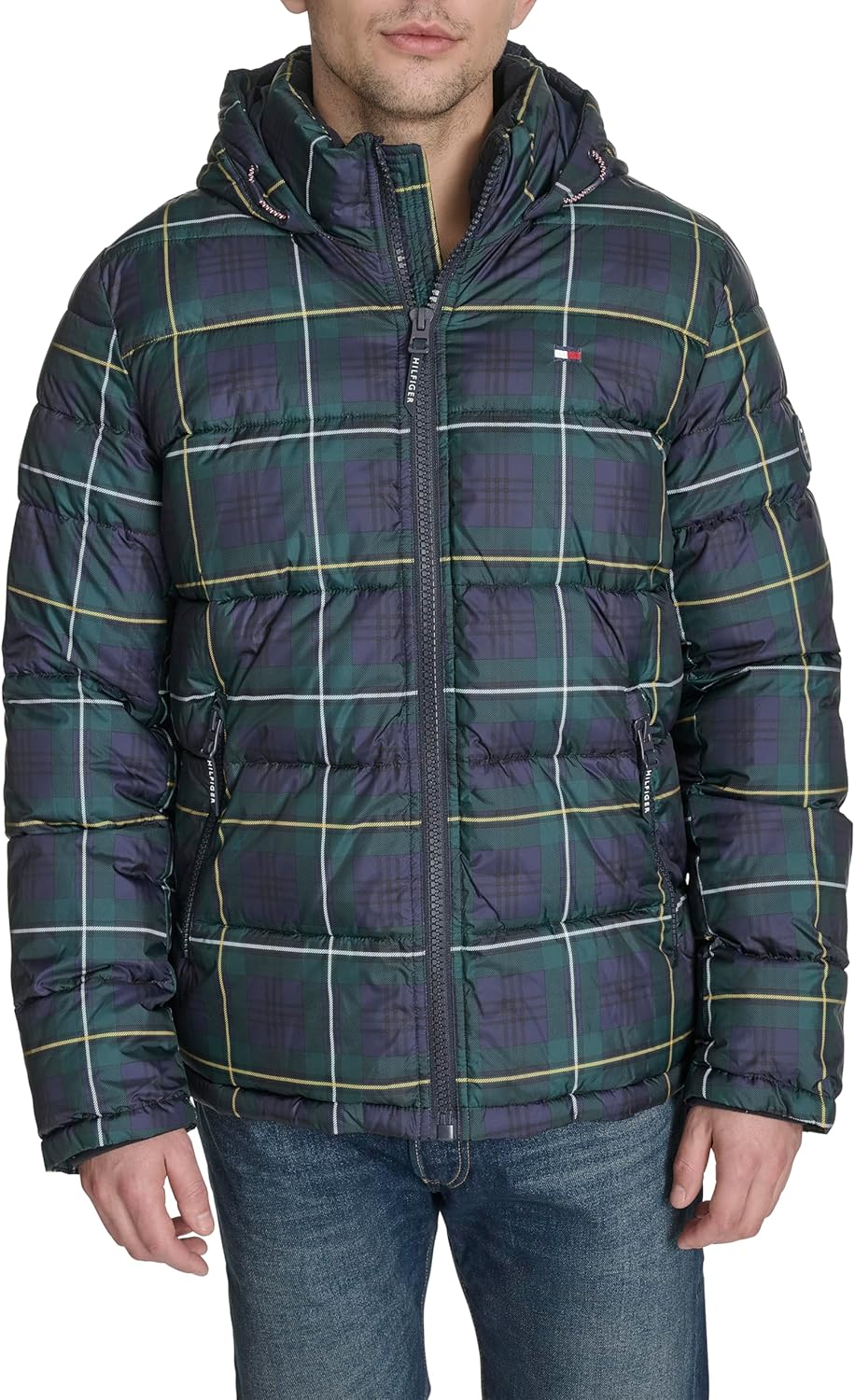 Tommy Hilfiger Men's Hooded Puffer Jacket (Standard and Big & Tall)
