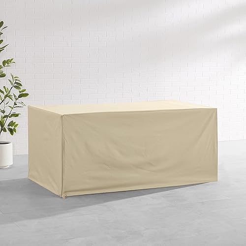 Miniatura 8 de Crosley Furniture CO7509-TA - Juego de fundas de vinilo reforzado de calibre pesado de 2 piezas para muebles de exterior (2 sillas de comedor con