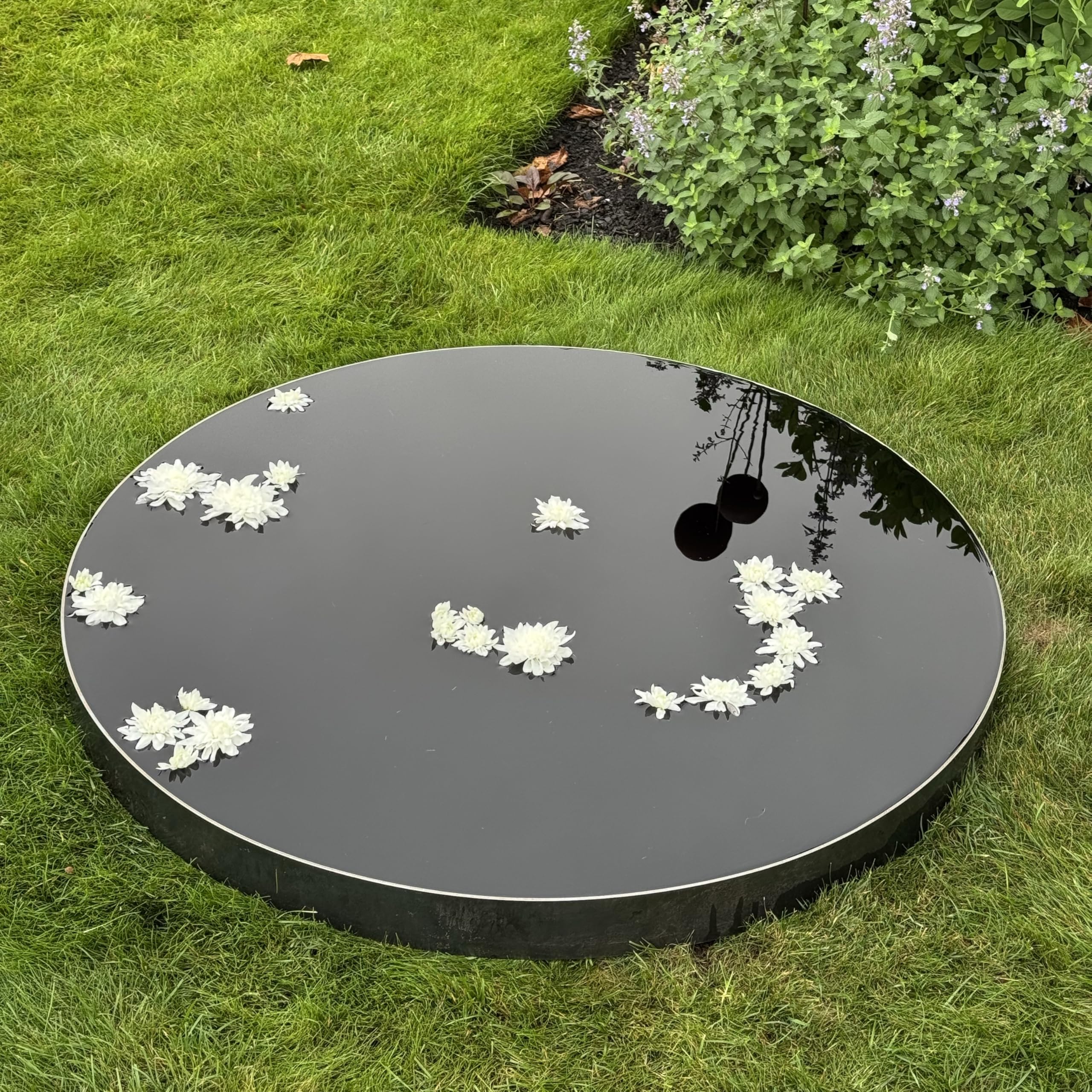 Wasserbecken/Wasserspiegel - Runde CORTEN Schale 100cm | Feuerschale