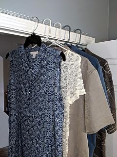 Hanger Catch Over The Door Hook Clothes Hanger Rack. A Laundry Holding Rail Above Door. Makes The top of Your Doors a Great and conveniently Easy Place to Hang Clothes. Keeps Them from Falling!
