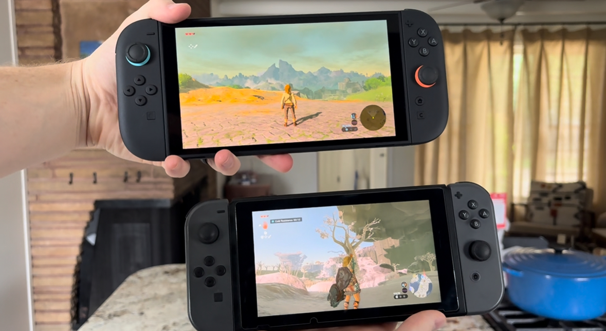 Watch Nintendo Switch 1 vs 2 Comparison on Amazon Live