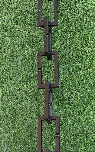 Miniatura 4 de KAM Página de inicio Cadena rectangular RAIN 8.5 pies (negro) con kit de instalación