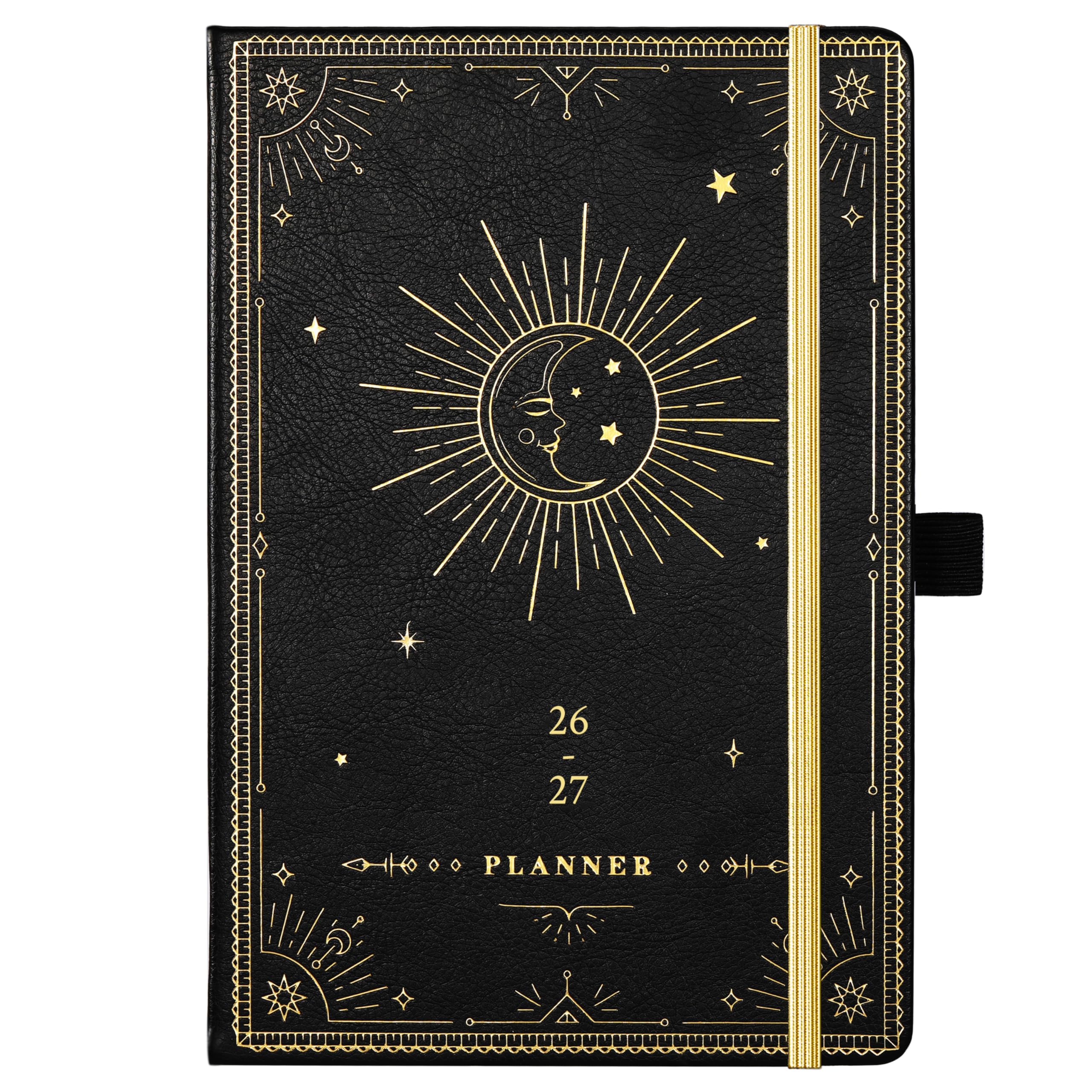 Planner 2026-2027 - Academic Planner 2026-2027, July 2026 - June 2027, 5.75" x 8.25", 2026-27 Weekly and Monthly Planner, Faux Leather planner 26-27