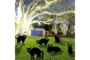 Festive Halloween Black Cat Yard Signs: Hauntingly Cute Yard Decorations