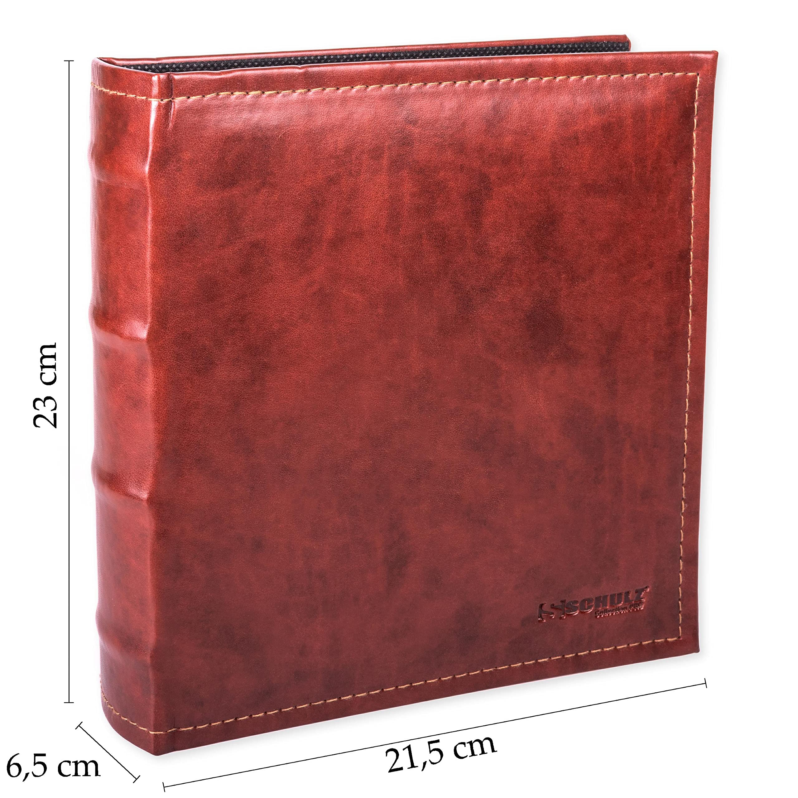 Schulz, album per collezione di monete, 50 pence da £1 £2, raccoglitore a corona, per proteggere e conservare 221 monete, album per monete originale Schulz, colore verde