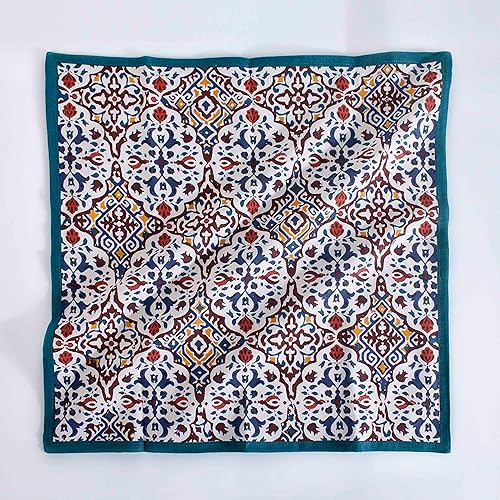 Miniatura 6 de Juego de 12 servilletas de tela de mezcla de lino y algodón, perfectas para fiestas, cenas, bodas, cócteles, Navidad, servilletas de tela de 20 x 20