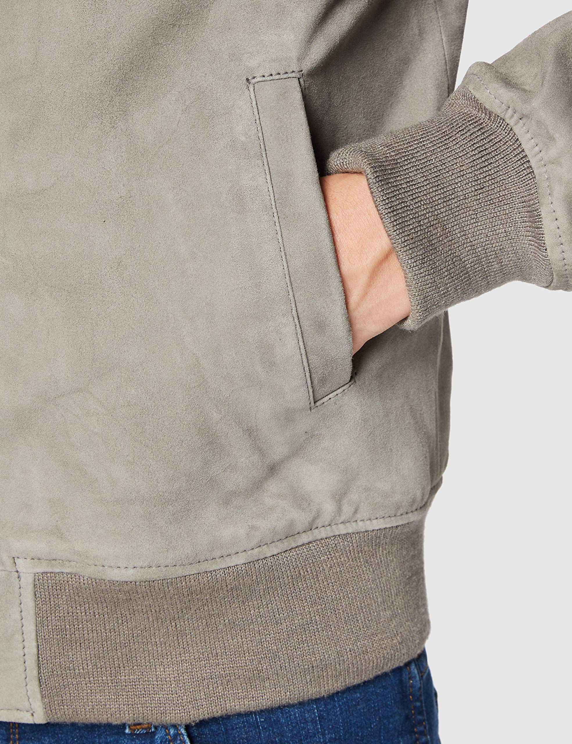 Schott NYC kurtki skórzane Mężczyźni Bomber Suede