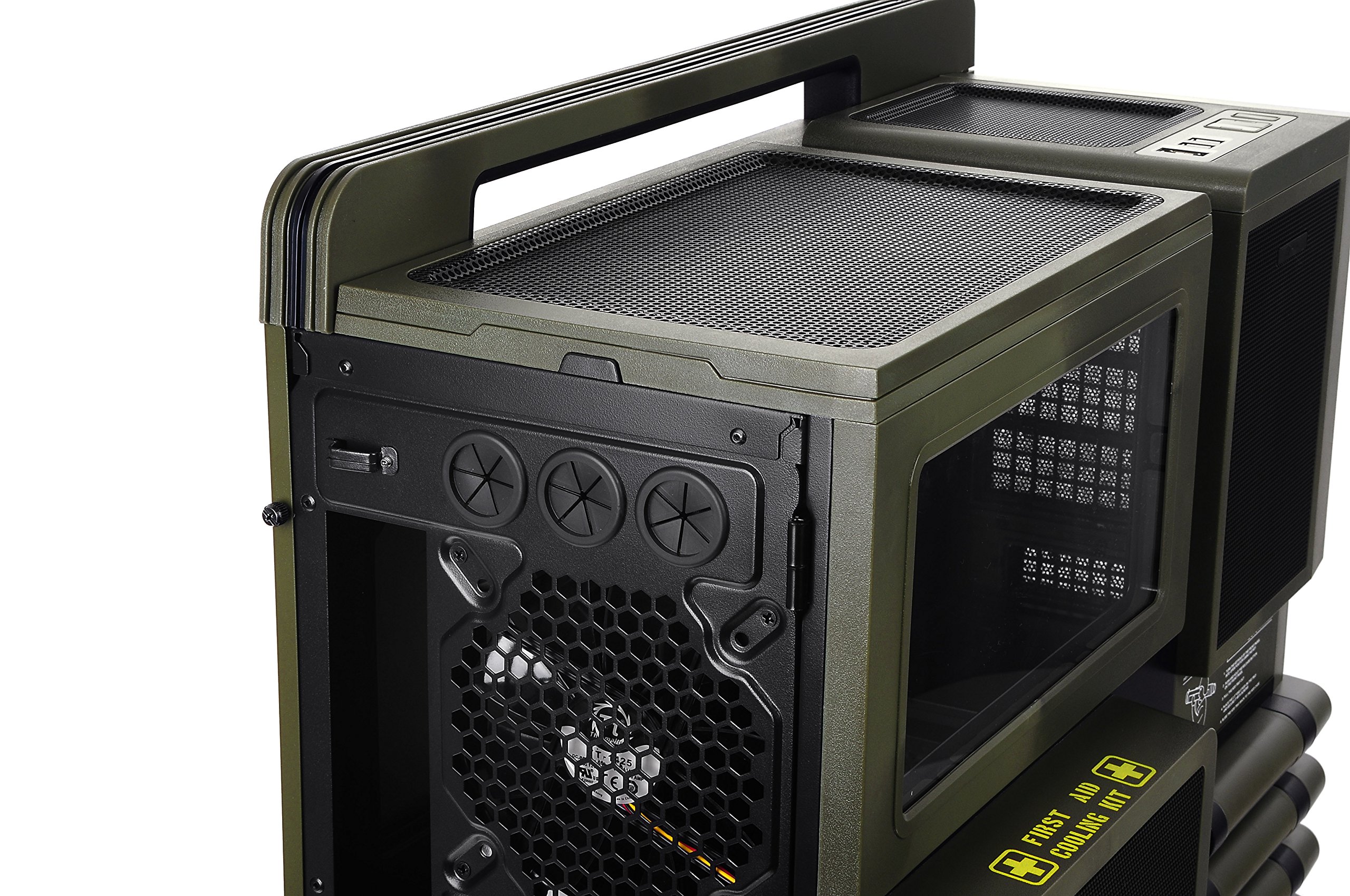 【ジャンク】Thermaltake Level 10 GT Battle Ed Thermaltake Level 10 GT BATTLE EDITION VN10008W2N Green and Black