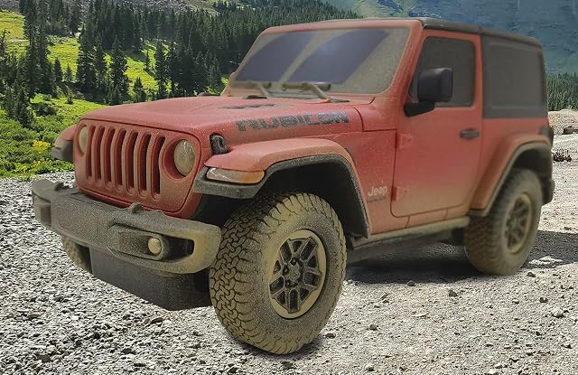 Foto 2 de 7 de JAMARA Jeep Wrangler Rubicon 1:24 Muddy 2,4 GHz, con Licencia Oficial, hasta 1 Hora de conducción a 9 km/h