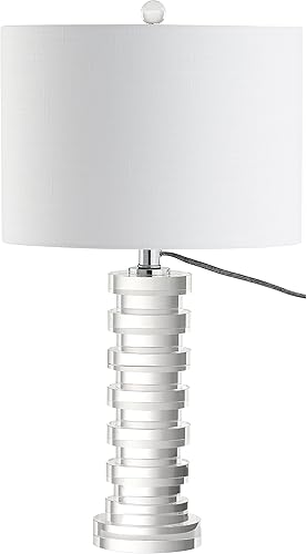 Miniatura 2 de JONATHAN Y JYL5020A Sasha - Lámpara de mesa LED de cristal de 25 pulgadas, lámpara de mesita de noche de transición glamorosa para dormitorio, sala