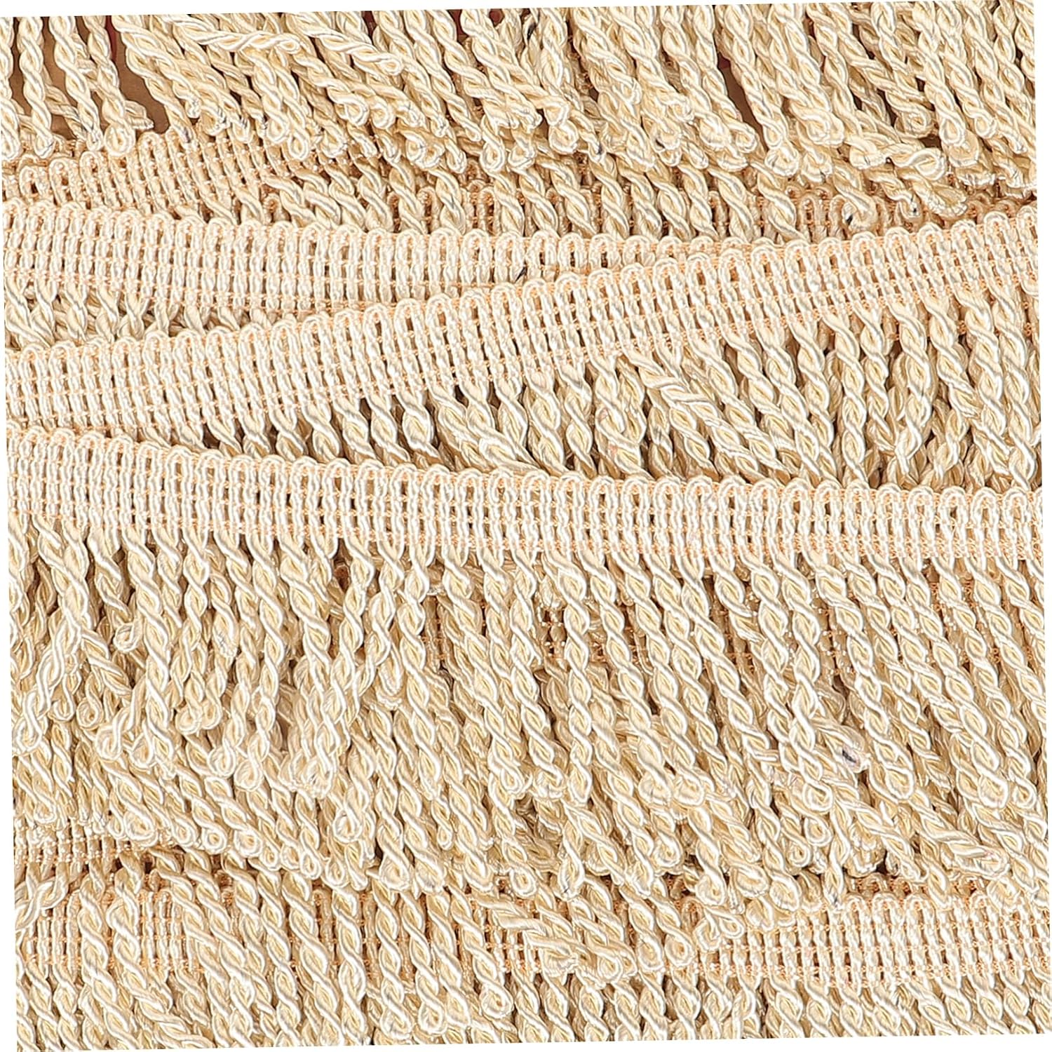 Delicate Golden Fringe Trim 1 Roll for Curtain Sewing Decoration