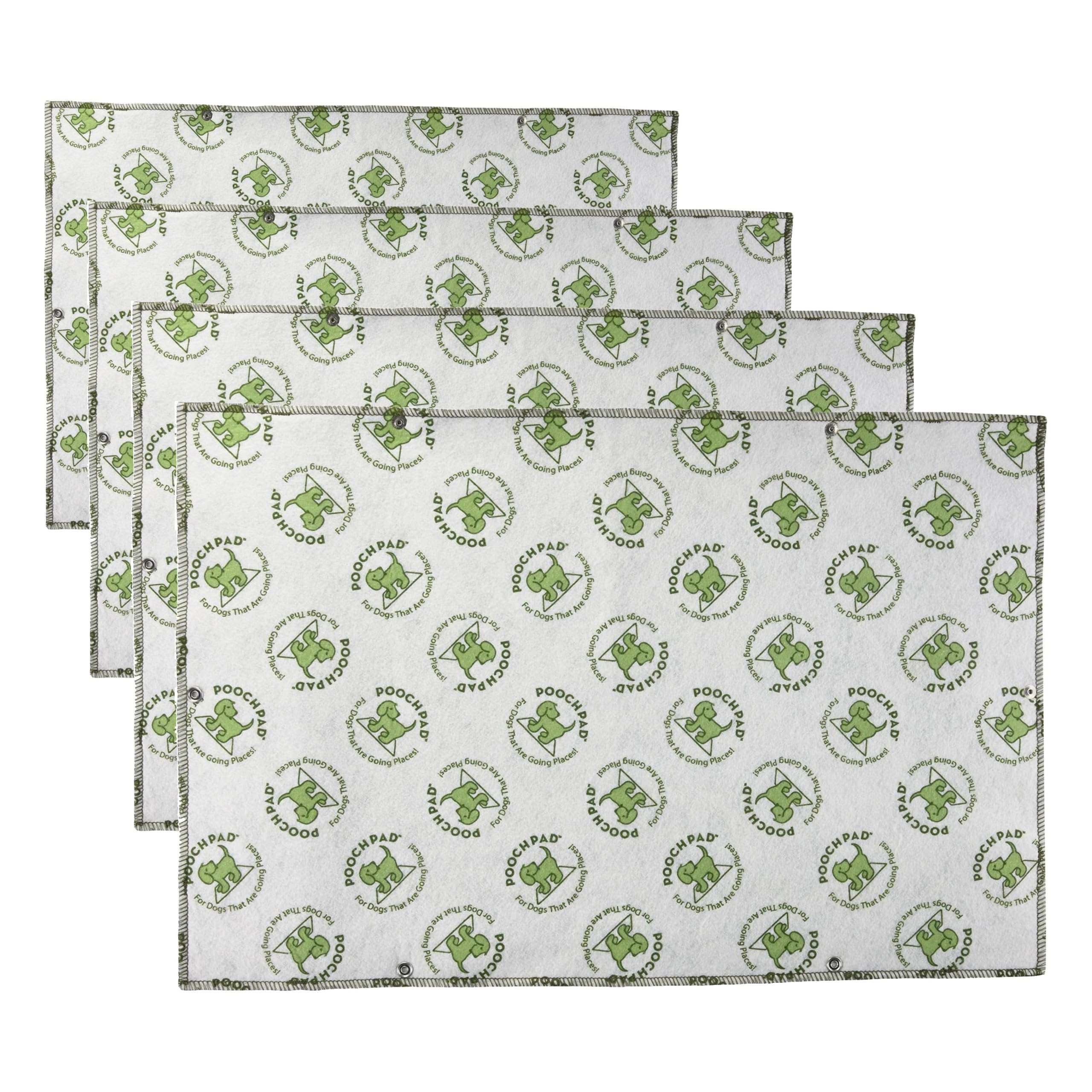 PoochPad Indoor Replacement Pad for Turf Systems, Connectable Extra Absorbent, Unmatched Odor Control, Leakproof Training Pad (16 x 24) (Pack of 4)