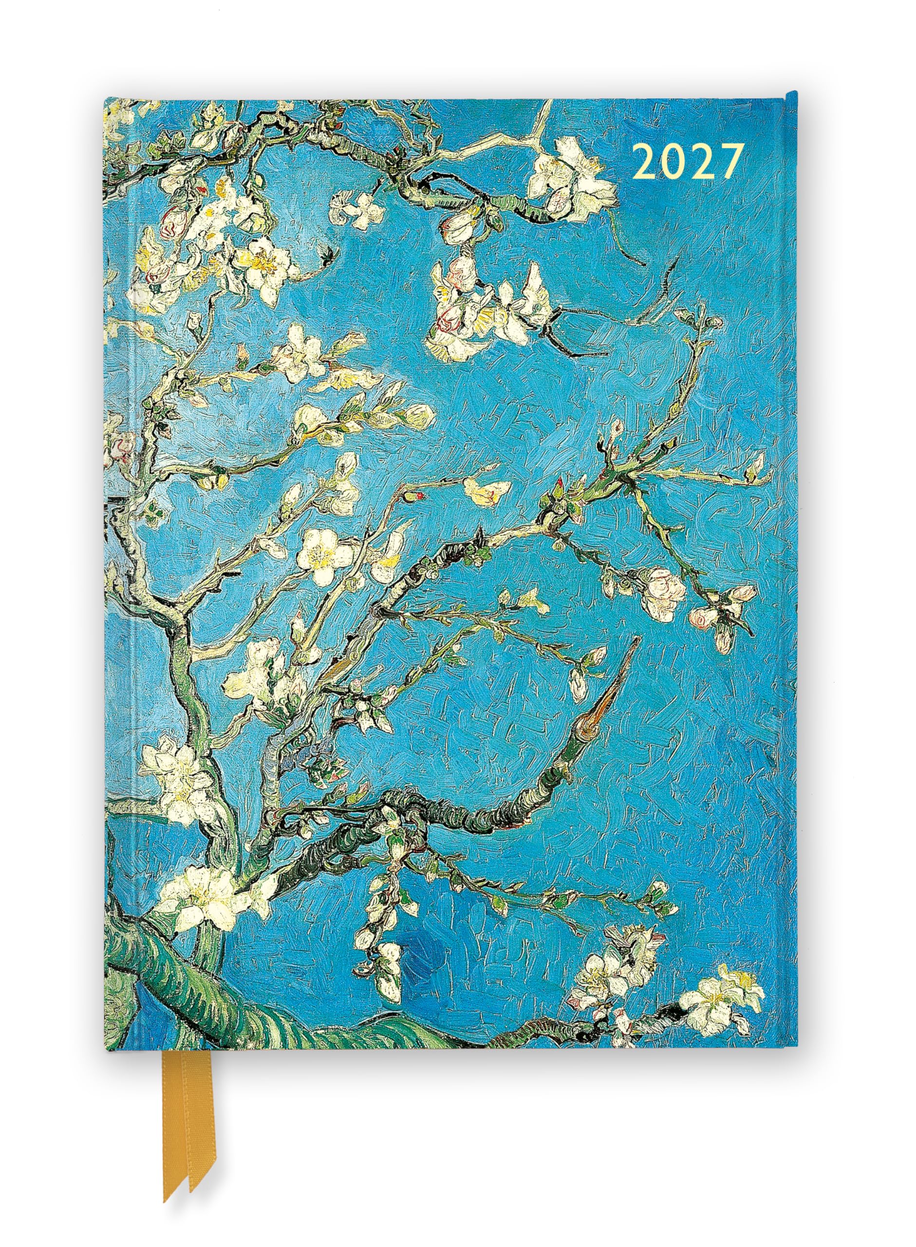 Vincent van Gogh: Almond Blossom 2027 Luxury Diary Planner - Page to View with Notes: Original Flame Tree Publishing DIN A5-Diary [Terminkalender]