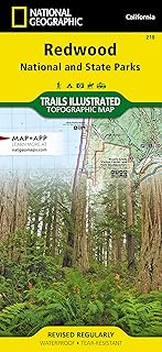 Redwood National and State Parks Map (National Geographic Trails Illustrated Map, 218)