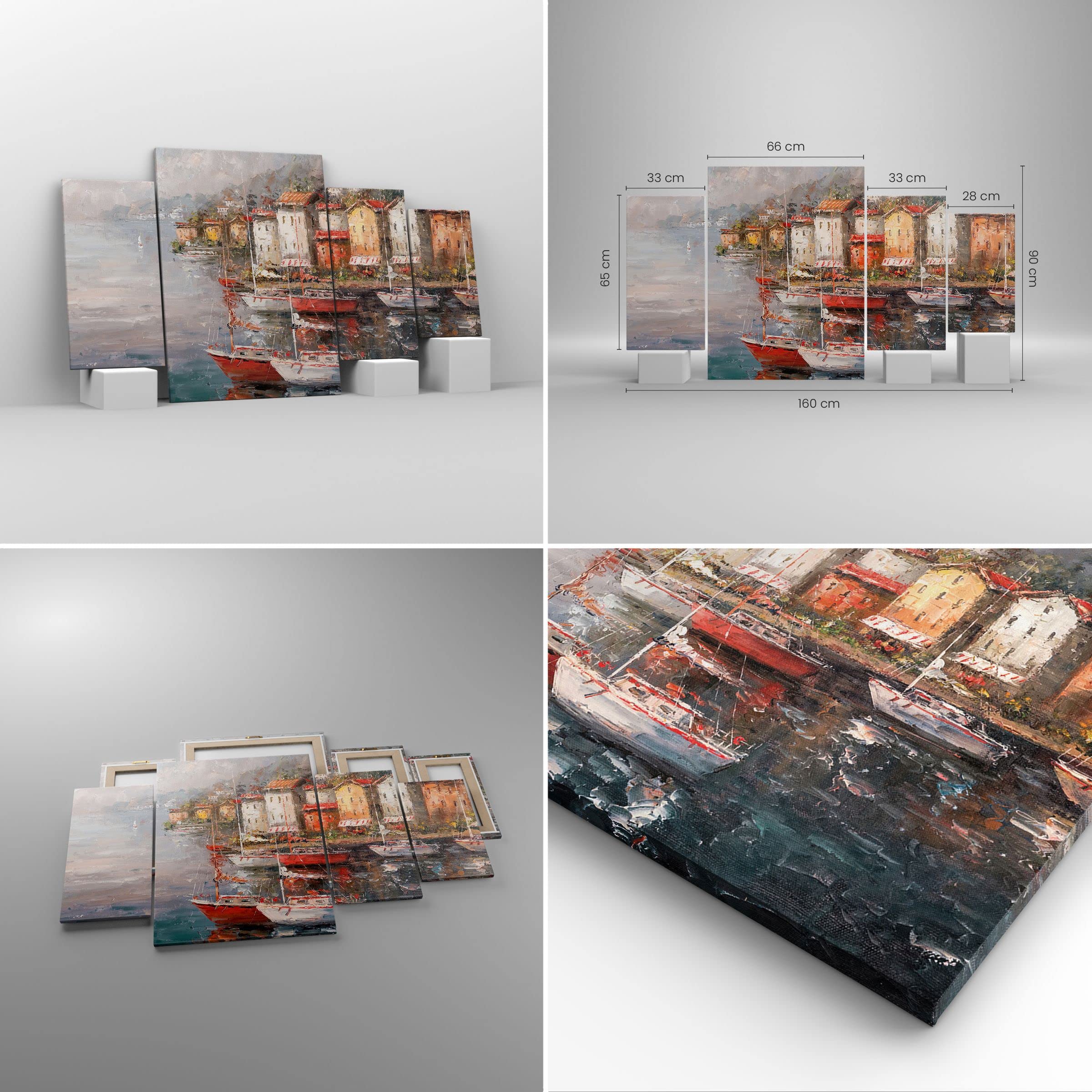 Tableau Mural Terre-Neuve Sur Toile - Impression Haute Qualité 60x90 Cm - Déco Salon, Chambre - Avec/sans Cadre