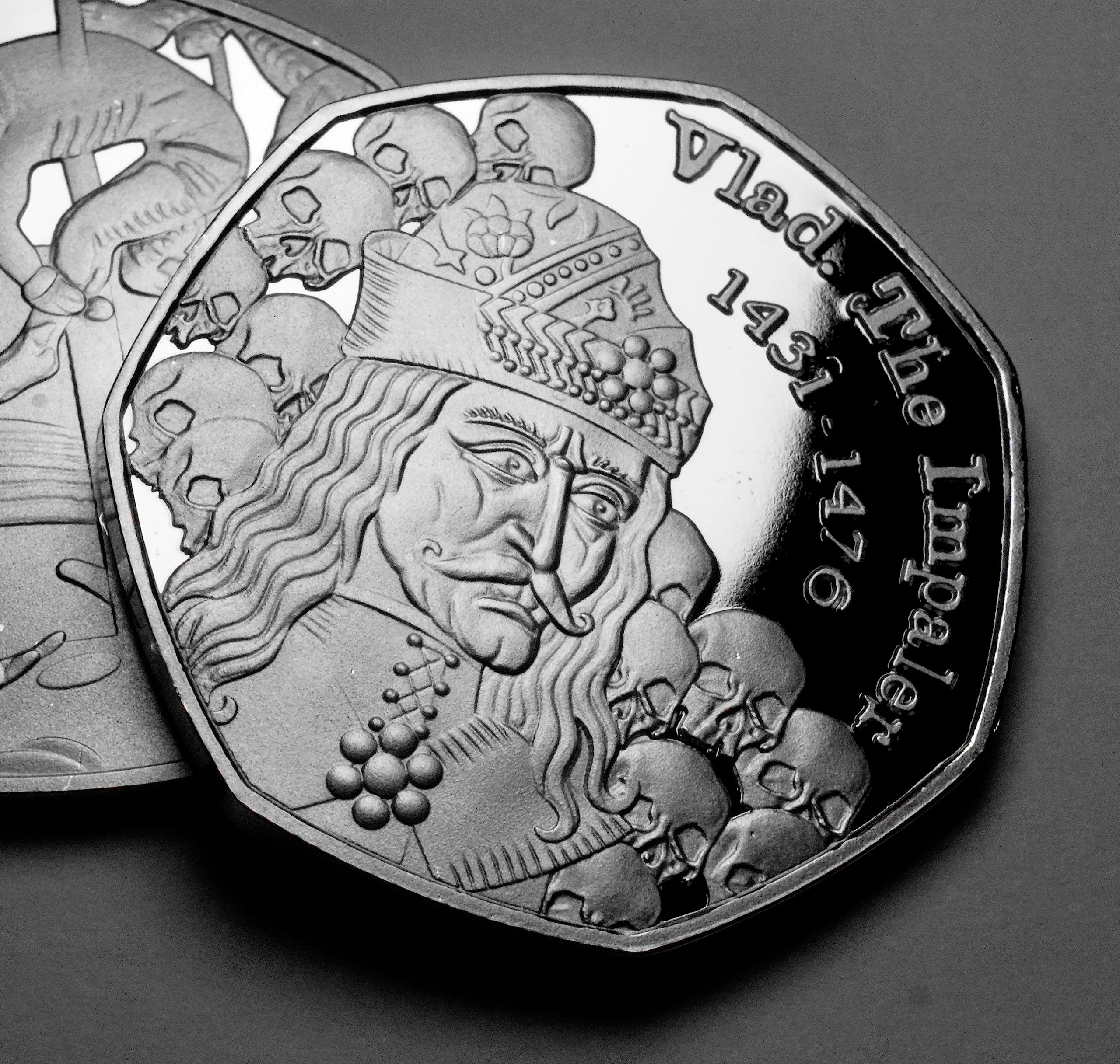 The Commemorative Coin Company Silver Vlad The Impaler Commemorative. Dracula/Vampire/Transylvania/Wallachia. Supernatural/Occult. Gift/Present