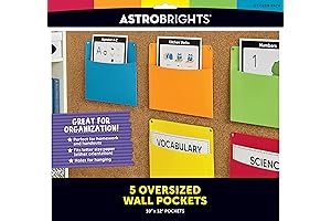 Astrobrights Oversized Wall Pockets: Keep Your Walls Vibrant and Organized