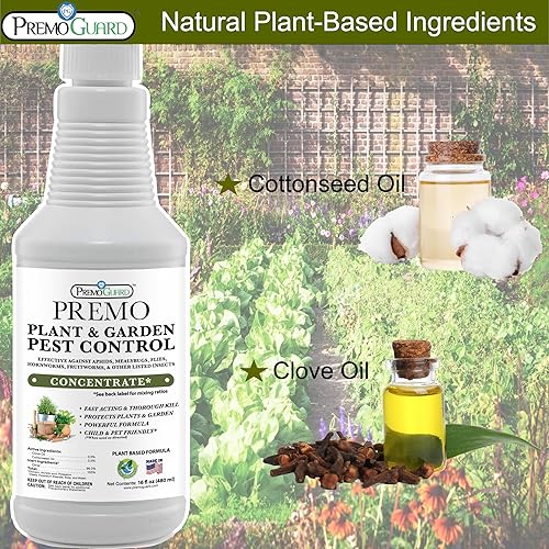 Miniatura 5 de Control de plagas de plantas y jardín de Premo Guard - Concentrado de 16 onzas que hace hasta 2.5 galones - Control de insectos y enfermedades para