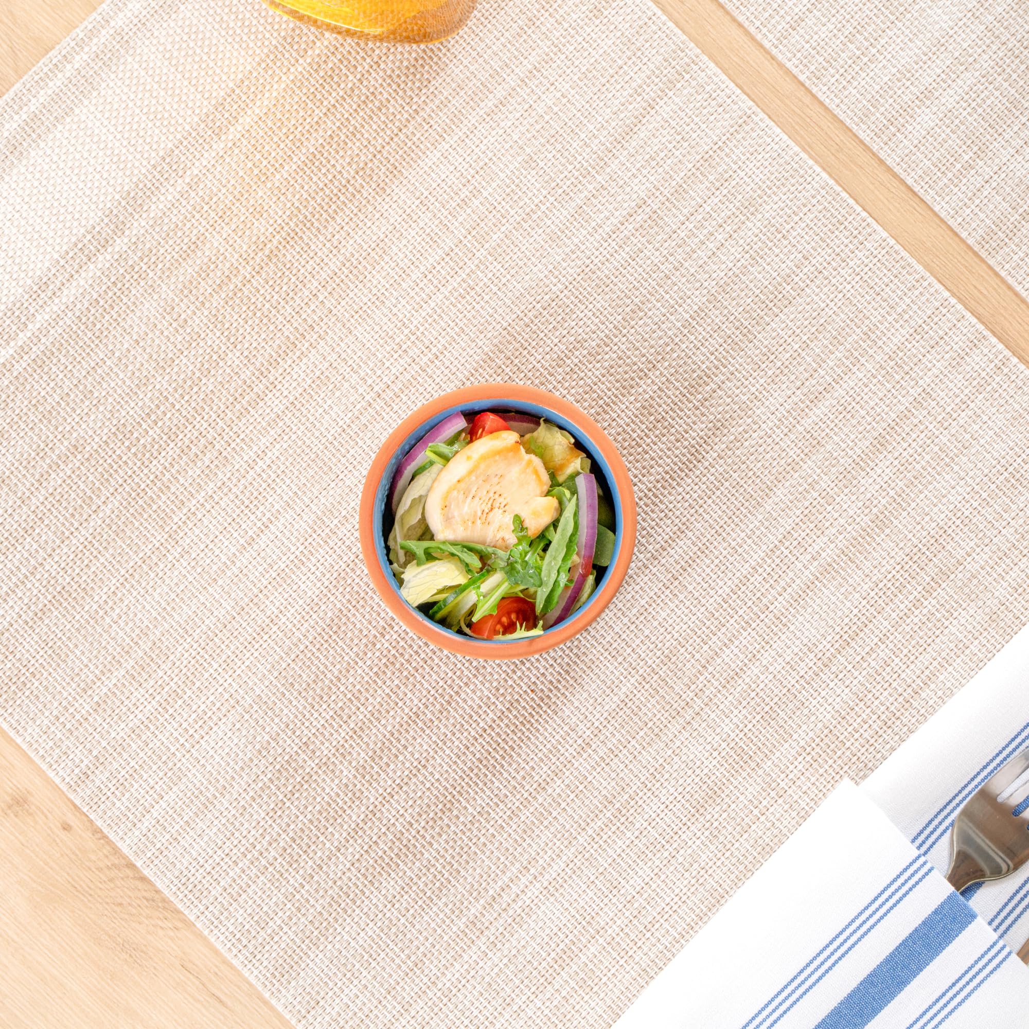 Restaurantware -Terra Tek - Cazuelas in terracotta, 76,5 g, 10 pentole in argilla smaltata blu per cucinare, pronte per il forno, microonde, pentole in terracotta, lavabili in lavastoviglie, per